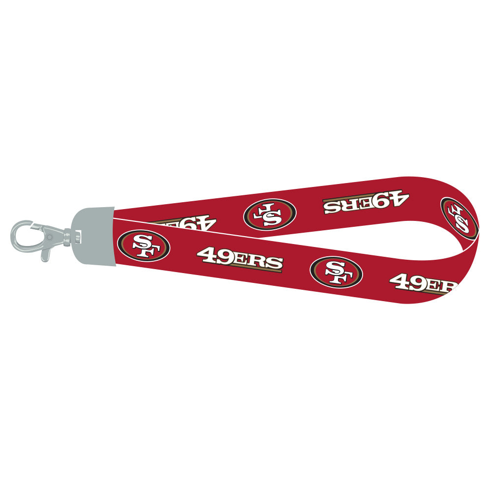 San Francisco 49ers Wristlet Lanyard Red - LWS1901
