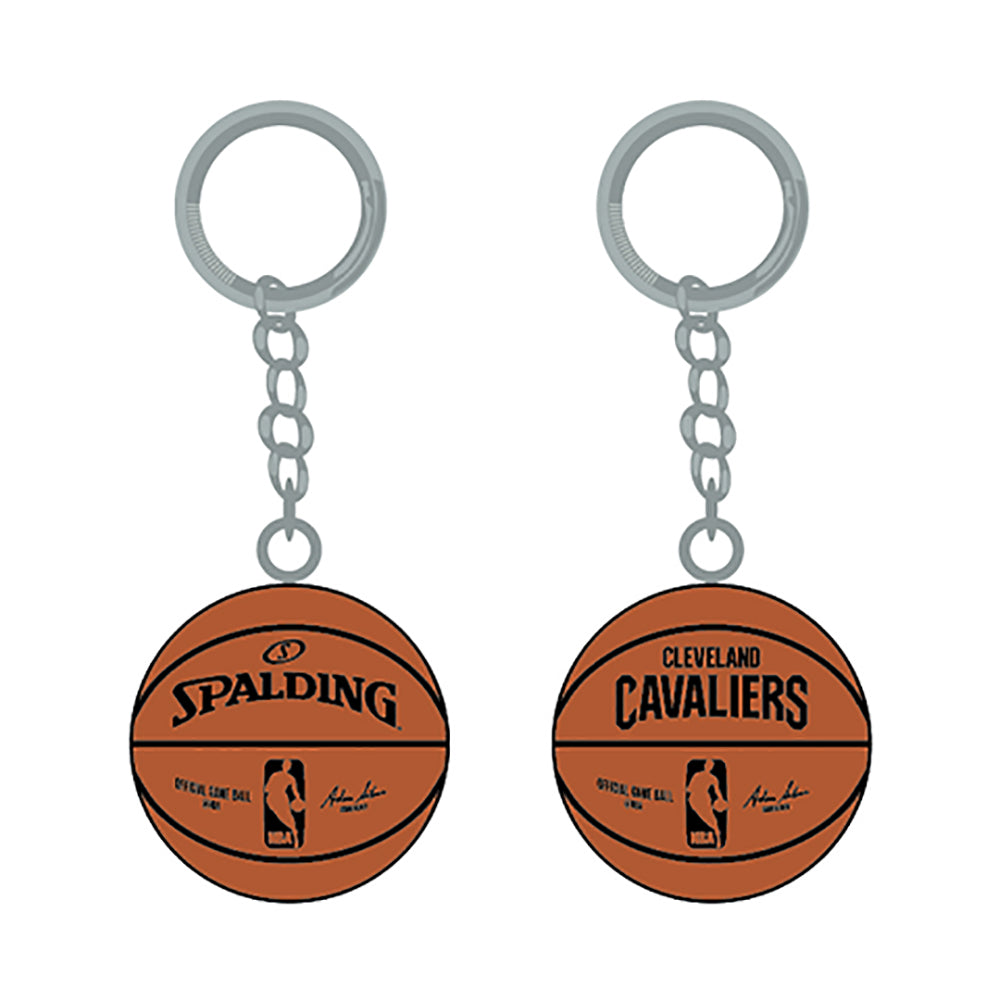 Cleveland Cavaliers 3-D Basketball Keychain - spalding - PSGLS0449385