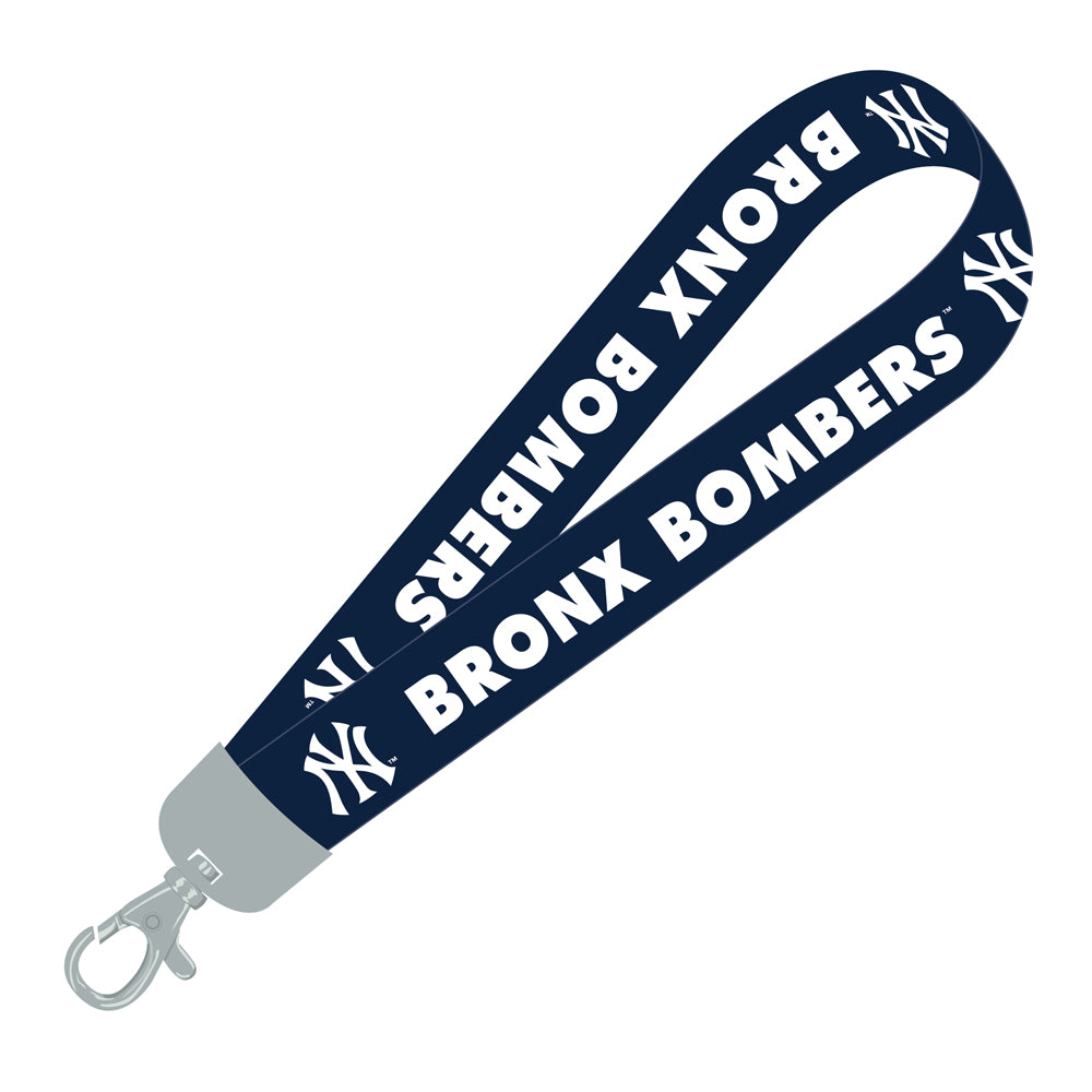 New York Yankees Lanyard Wristlet Bronx Bombers Navy - PSGLS0453786