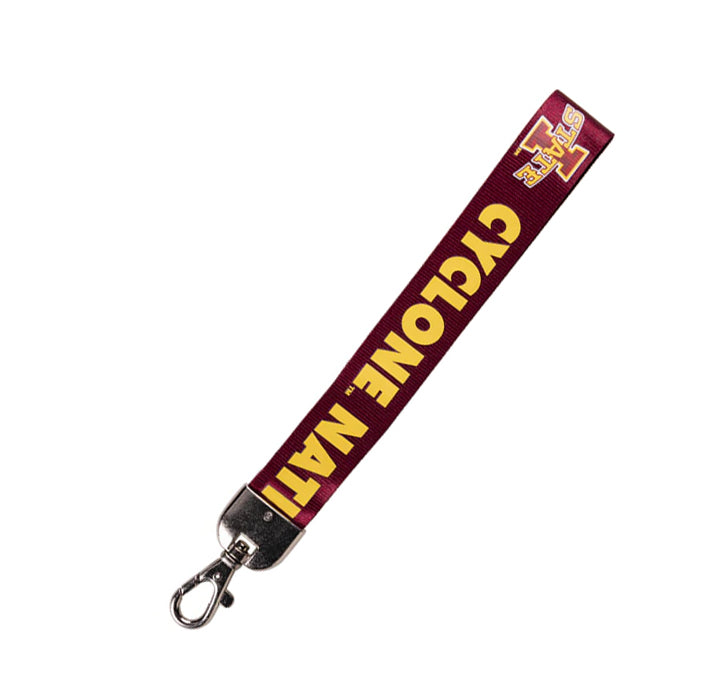 Iowa State Cyclones Wristlet Lanyard Tagline Red Cyclone Nation - PSGLS0457237