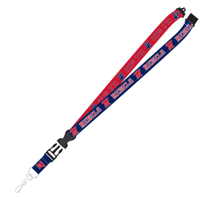 Mississippi Rebels Lanyard Two-tone C - PSGLS0473058