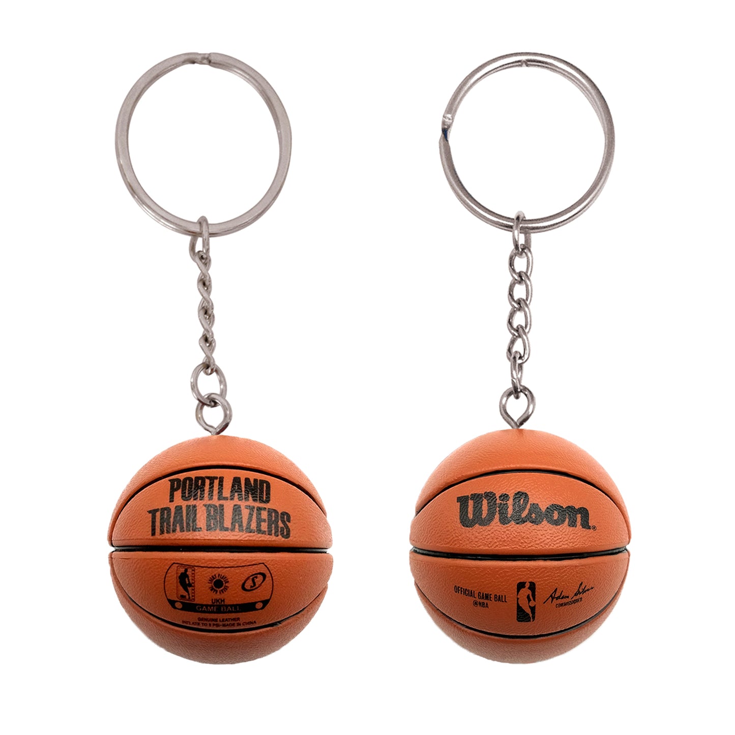 Portland Trailblazers 3-D Basketball Keychain Legacy - PSGLS0473774