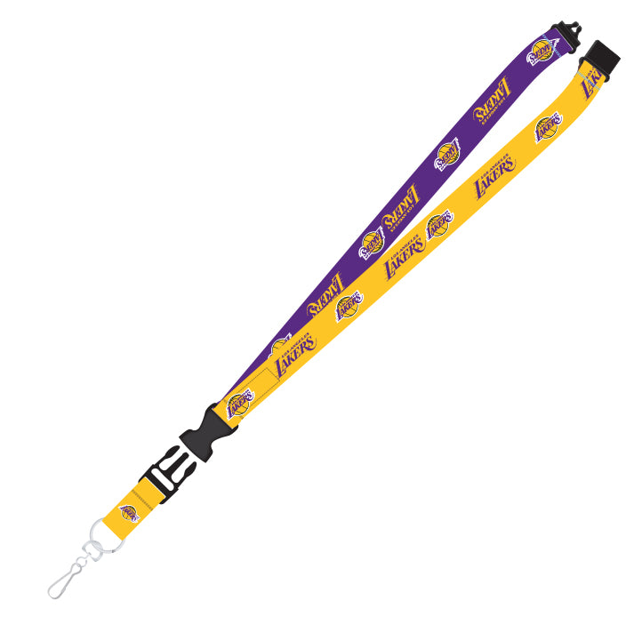 Los Angeles Lakers Lanyard Two-tone C Purple & Yellow - PSGLS0475209