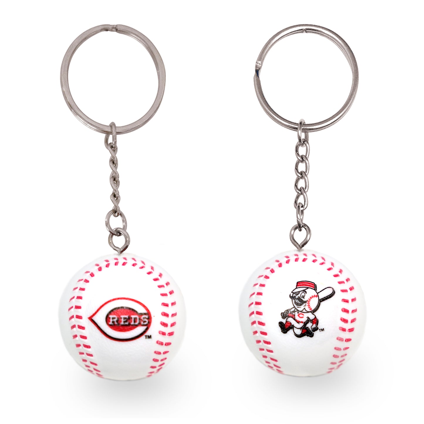 Cincinnati Reds 3-D Baseball Keychain - PSGLS0479436