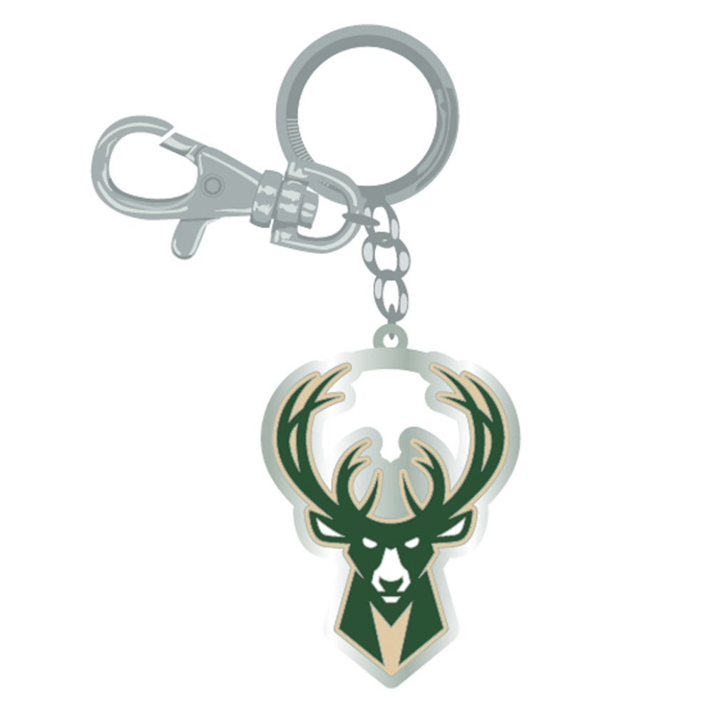 Milwaukee Bucks Keychain Zamac Logo - PSGLS0453018