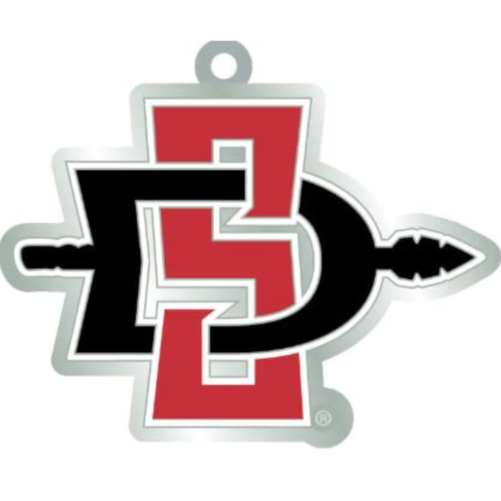 San Diego State Aztecs Keychain Zamac Logo - PSGLS0473119
