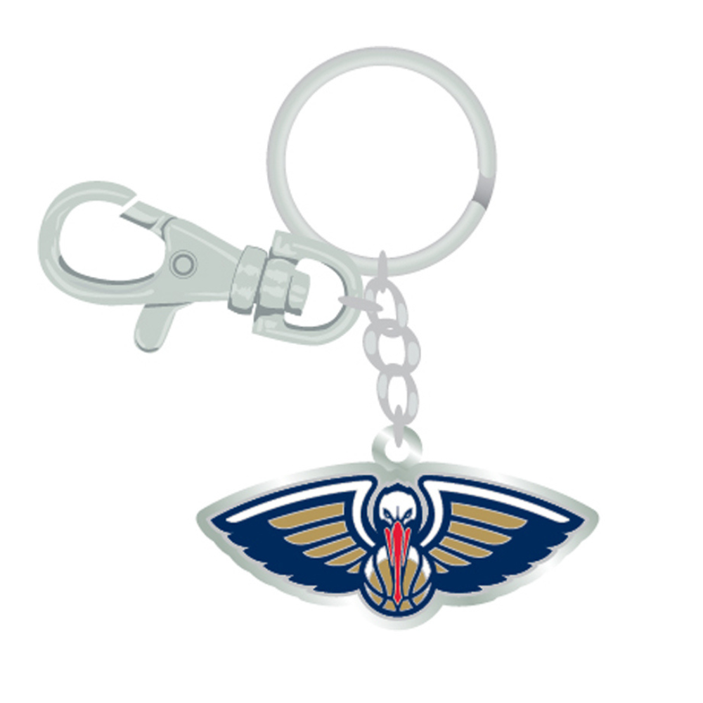 New Orleans Pelicans Keychain Zamac Logo - PSGLS0453020