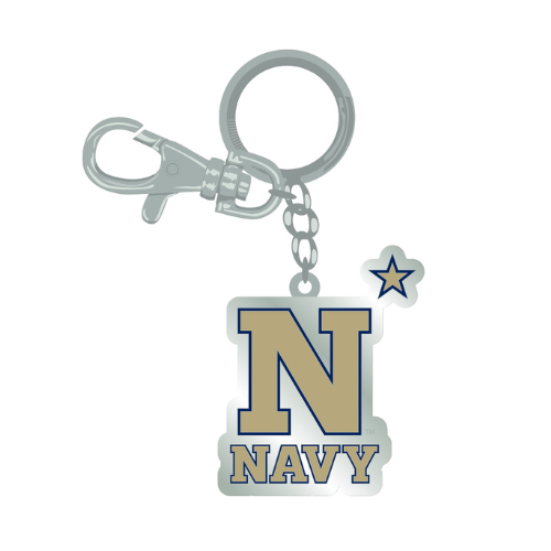 US Naval Academy Keychain Zamac Logo - PSGLS0459457