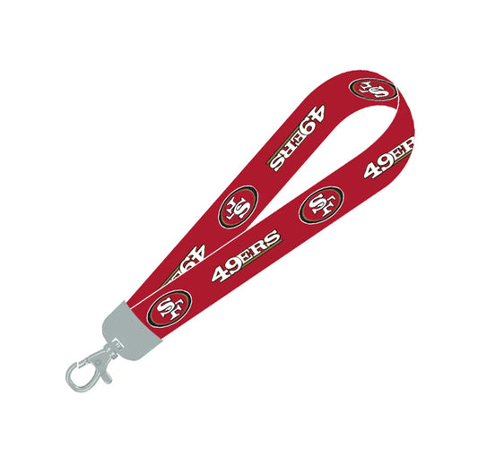 San Francisco 49ers Wristlet Lanyard Red - LWS1901
