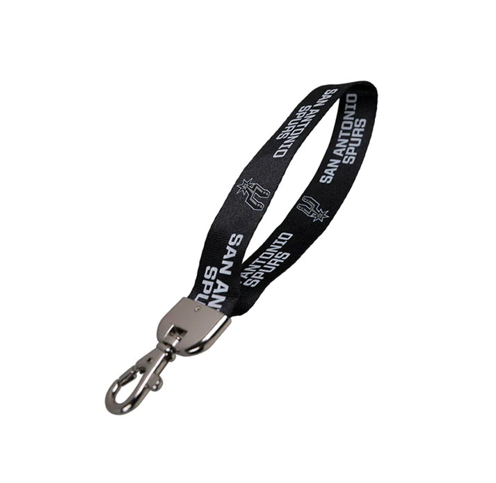 San Antonio Spurs Lanyard Wristlet Black - PSGLS0448867