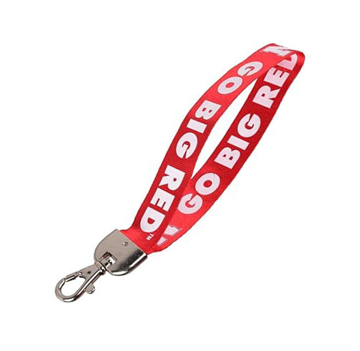 Nebraska Cornhuskers Wristlet Lanyard Tagline Go Big Red Red - PSGLS0457039