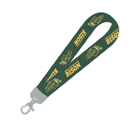 NDSU Bison Wristlet Lanyard Green - PSGLS0473302